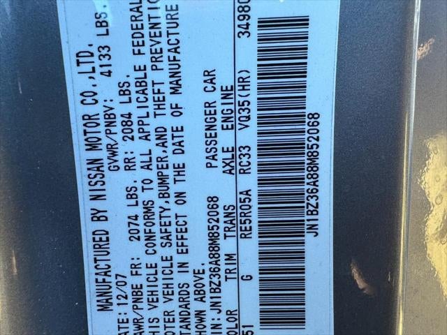 2008 Nissan 350Z 2dr Roadster Auto Enthusiast