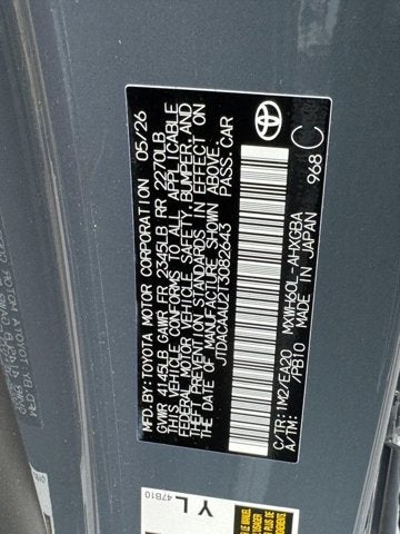 2026 Toyota Prius XLE