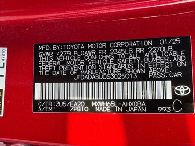 2025 Toyota Prius XLE