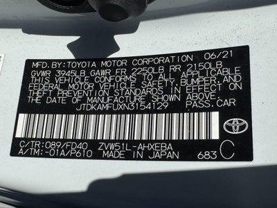 2022 Toyota Prius LE