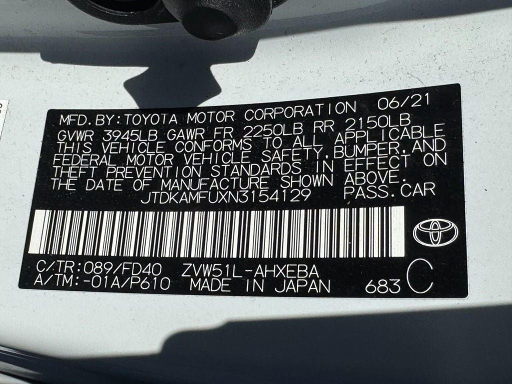 2022 Toyota Prius LE