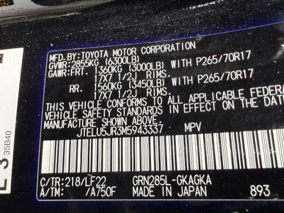 2021 Toyota 4RUNNER TRD Pro