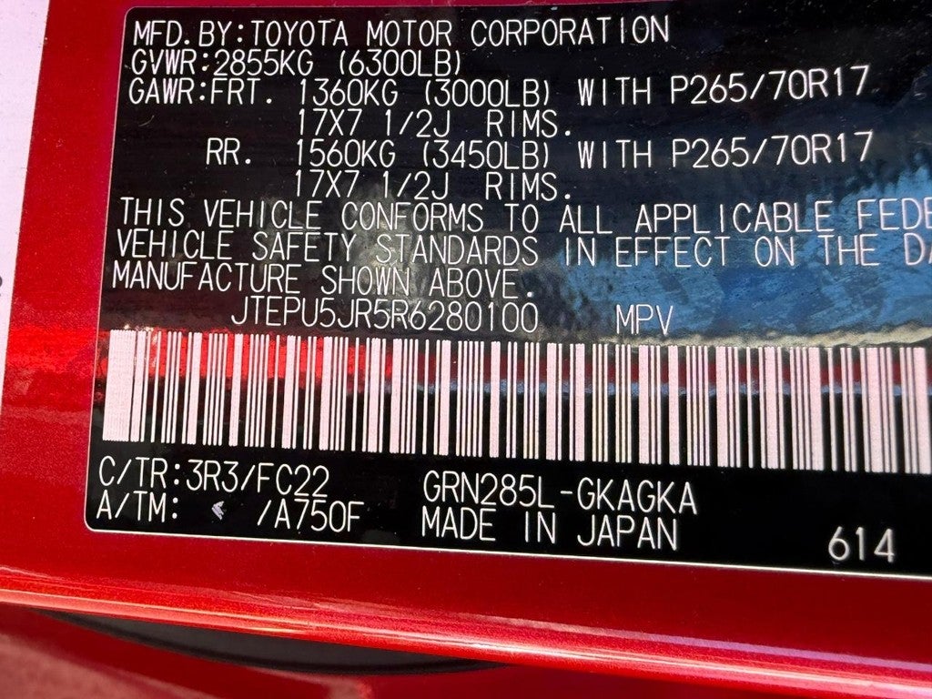 2024 Toyota 4Runner TRD Off Road 4WD (Natl)