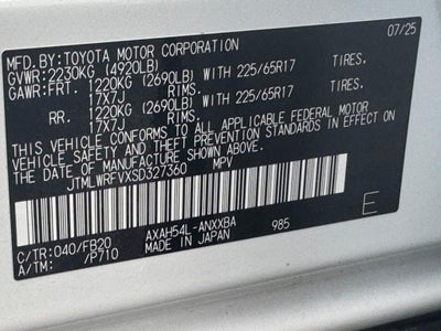 2025 Toyota RAV4 Hybrid LE