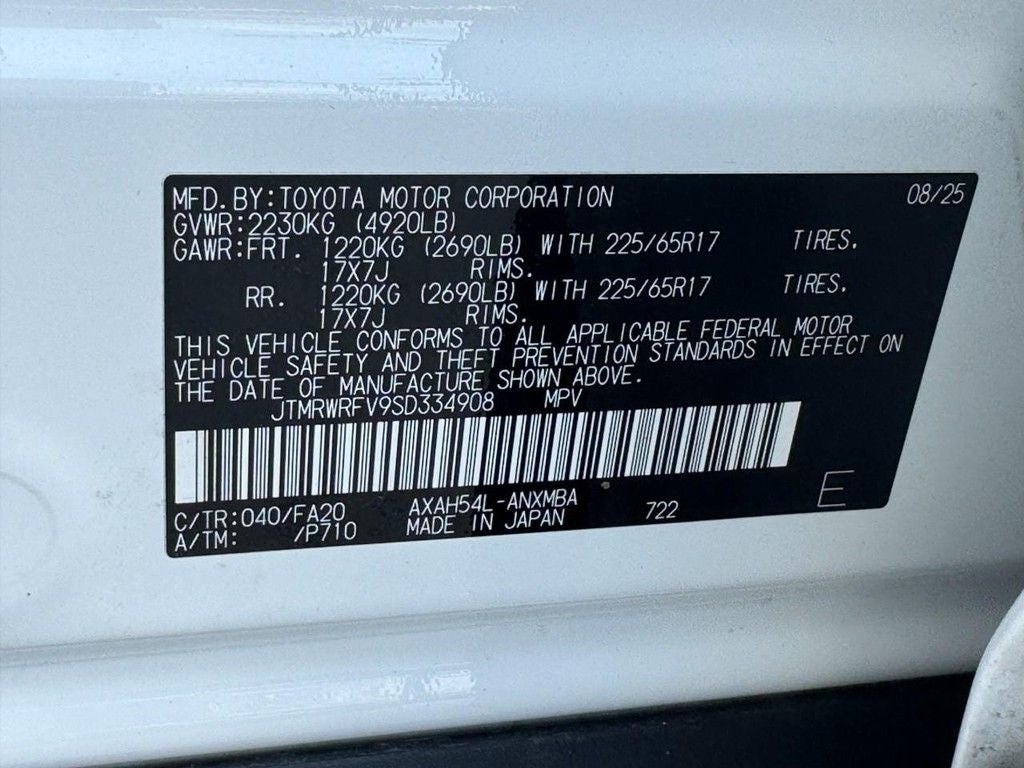 2025 Toyota RAV4 Hybrid XLE