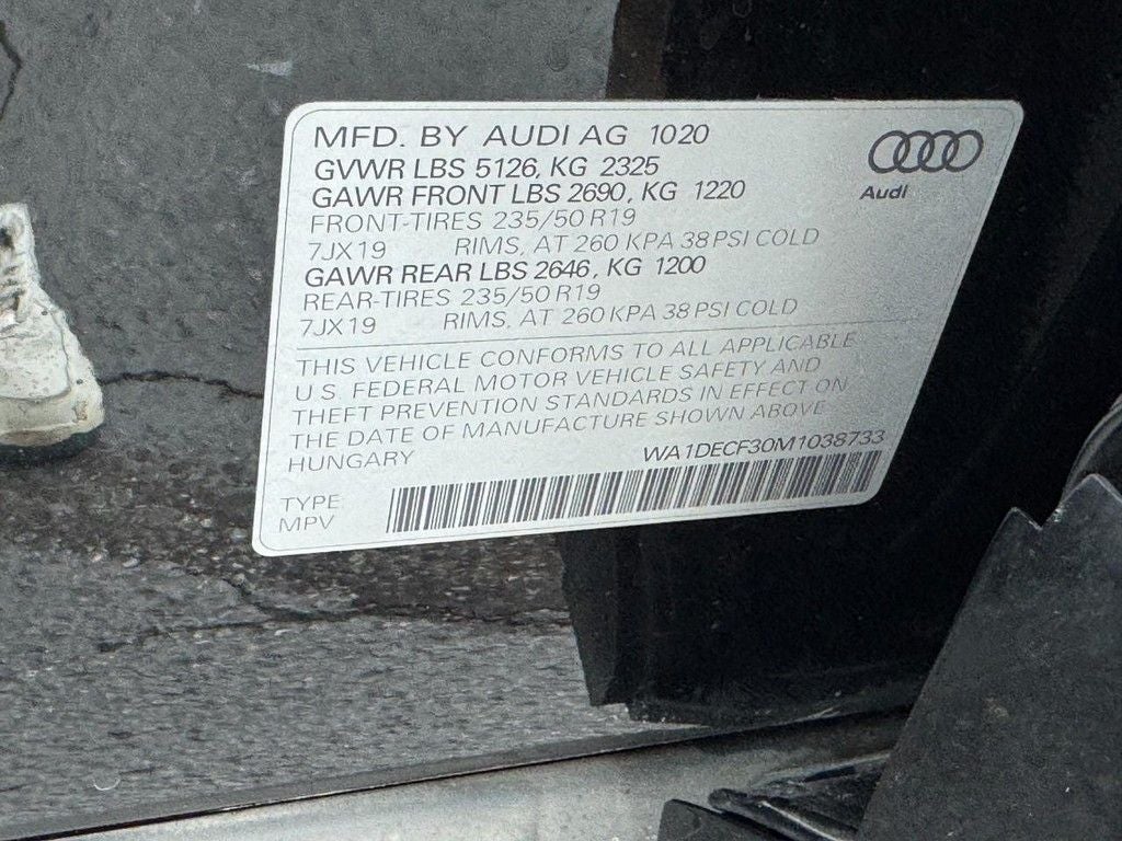 2021 Audi Q3 Premium S Line quattro
