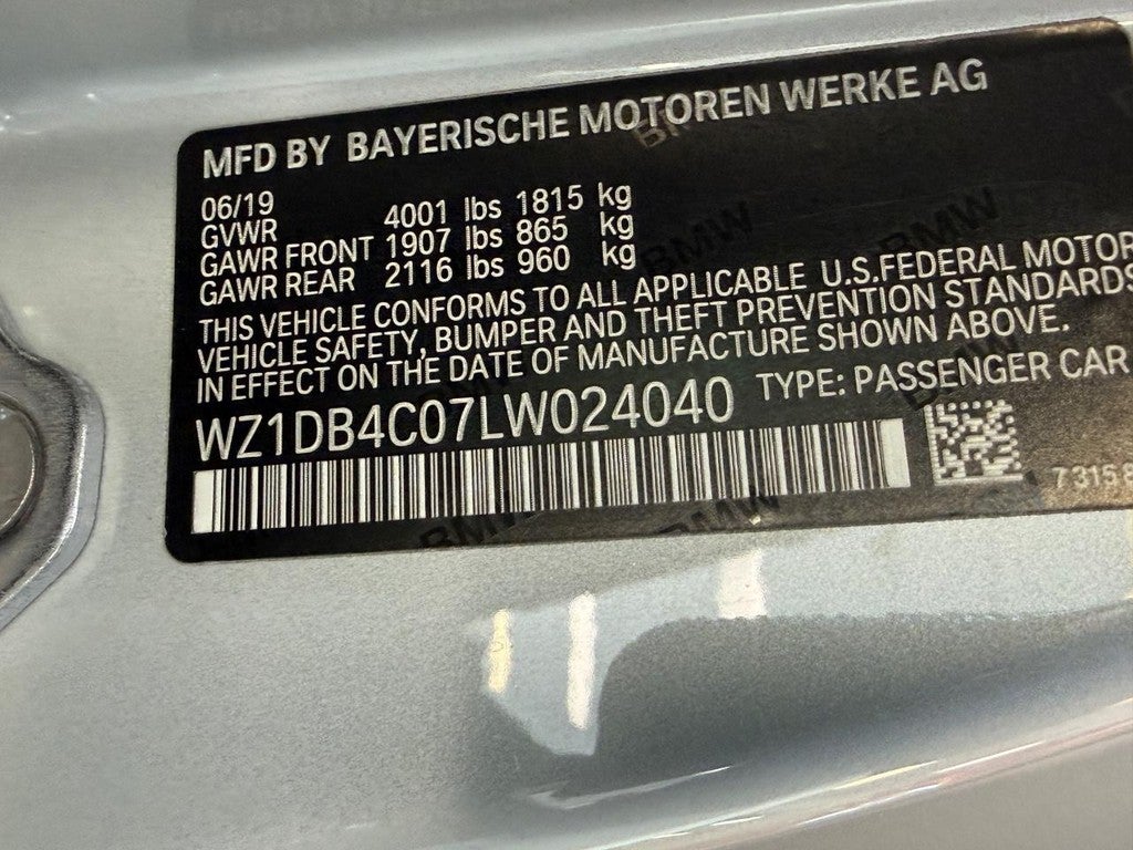 2020 Toyota GR Supra 3.0 Premium Auto (Natl)