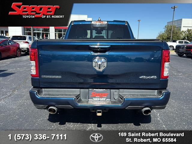 2022 RAM 1500 Big Horn Quad Cab 4x4 6'4 Box
