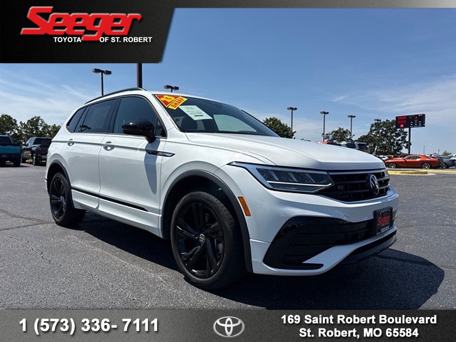 2023 Volkswagen Tiguan 2.0T SE R-Line Black