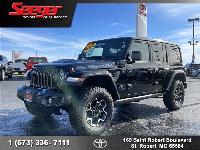 Black Clearcoat 2022 Jeep Wrangler 4xe Unlimited Rubicon - St Louis MO area  Toyota dealer serving St. Louis MO ? New and Used Toyota dealership Serving  near Chesterfield St. Charles Belleville IL MO