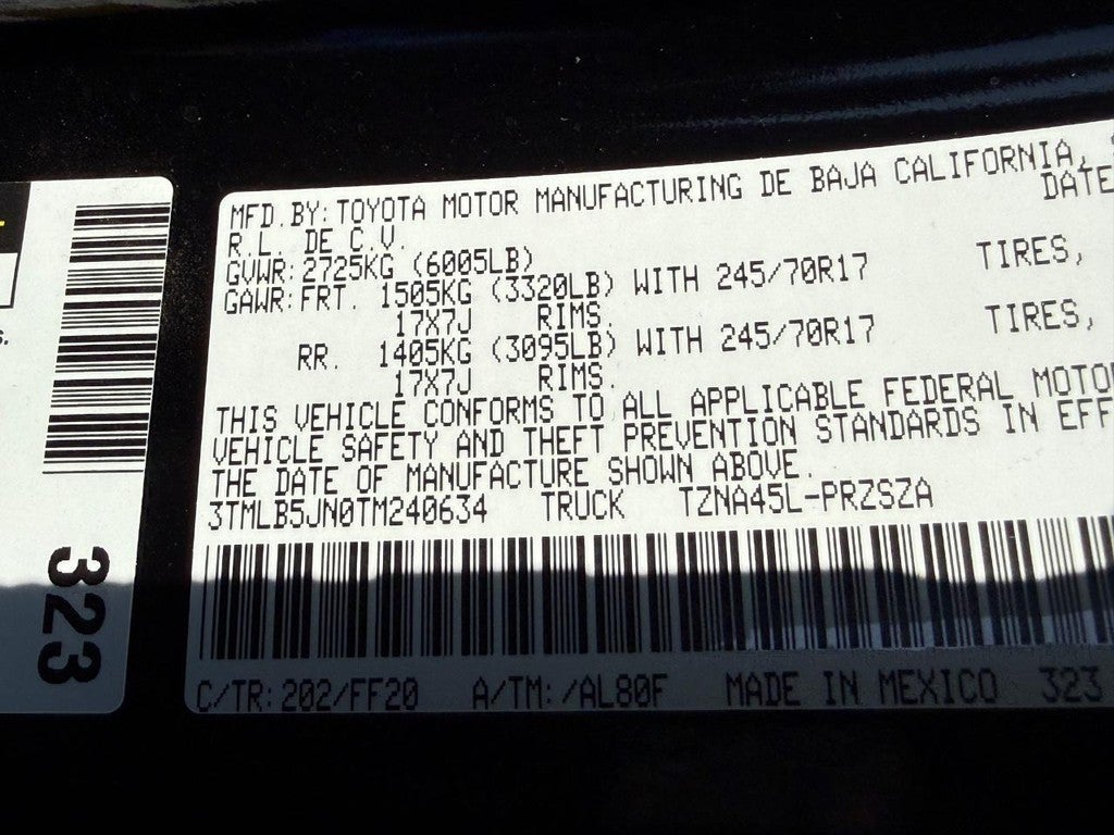 2026 Toyota Tacoma SR5