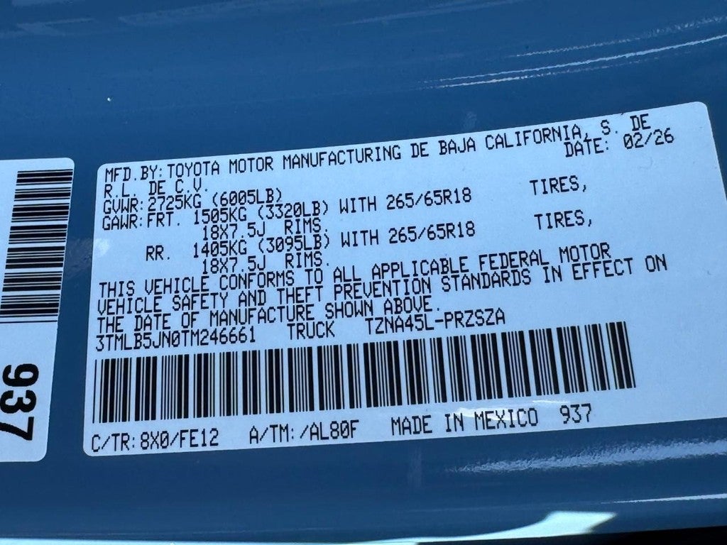 2026 Toyota Tacoma TRD Sport