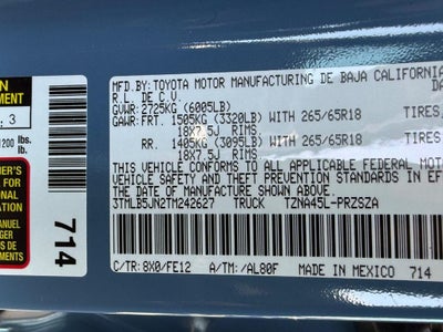 2026 Toyota Tacoma TRD Sport