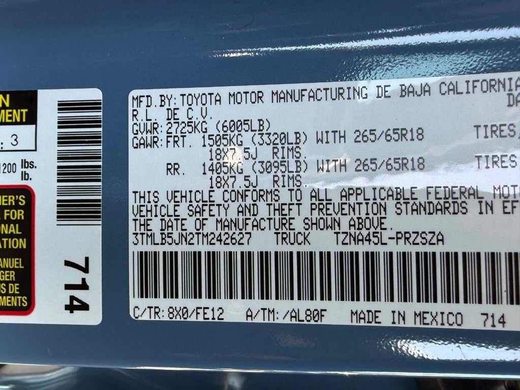 2026 Toyota Tacoma TRD Sport