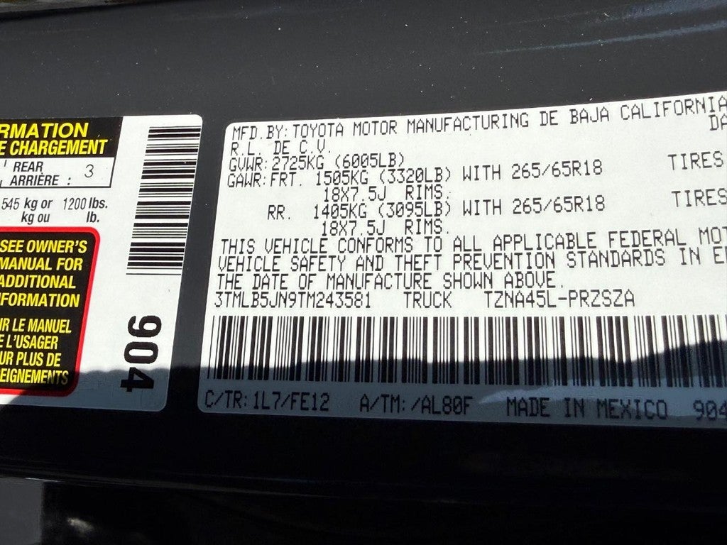 2026 Toyota Tacoma TRD Sport