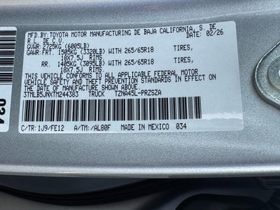 2026 Toyota Tacoma TRD Sport