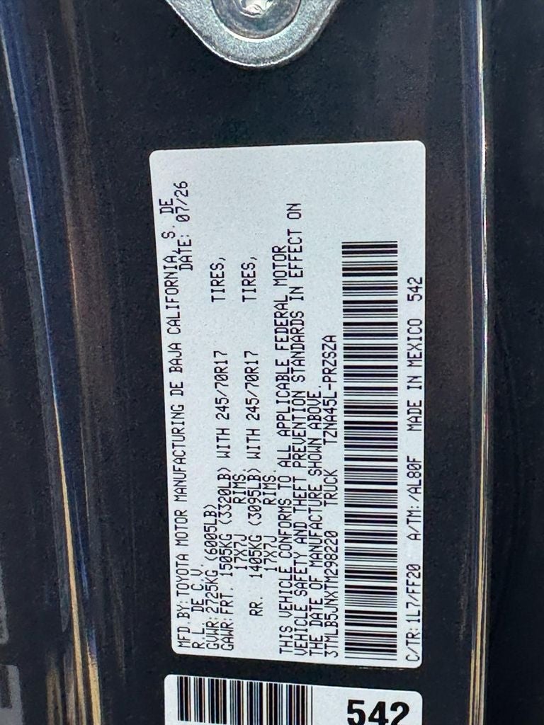 2026 Toyota Tacoma SR5