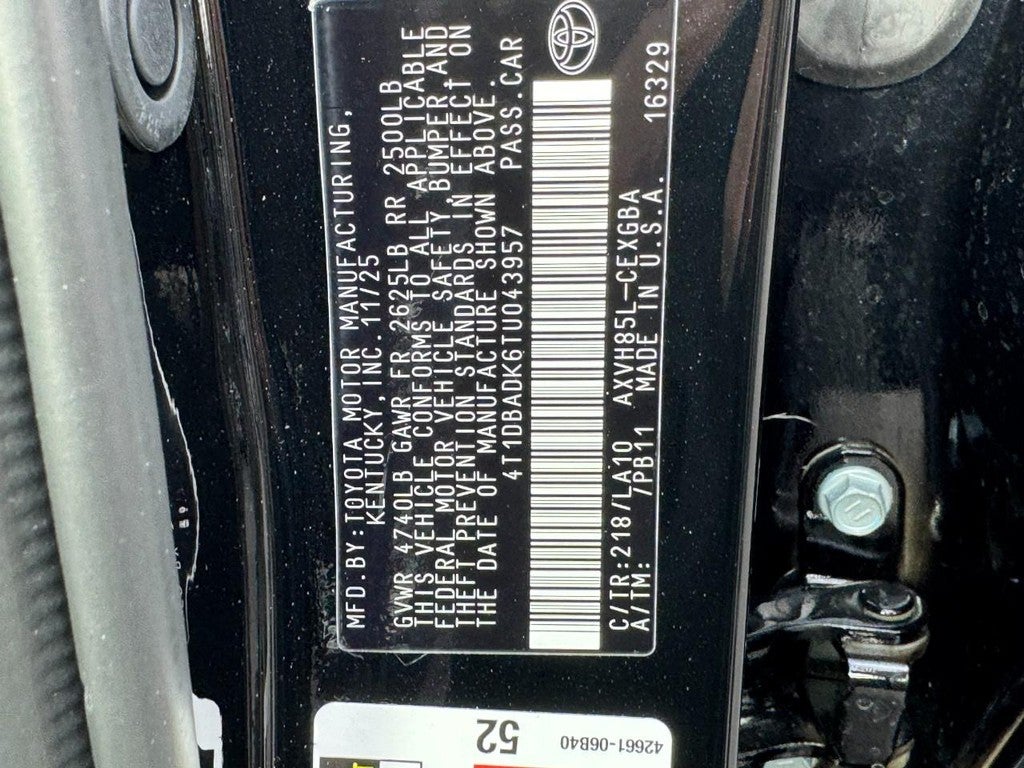 2026 Toyota Camry XLE