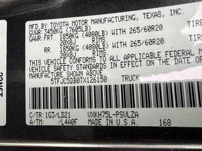 2026 Toyota Tundra i-FORCE MAX Limited i-FORCE MAX