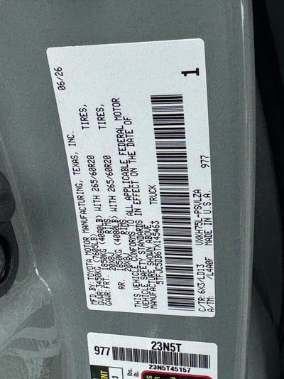 2026 Toyota Tundra Hybrid Limited i-FORCE MAX