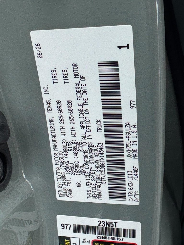 2026 Toyota Tundra Hybrid Limited i-FORCE MAX