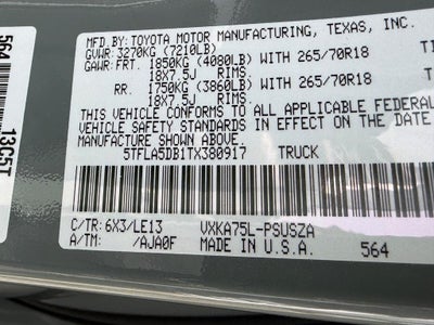 2026 Toyota Tundra SR5