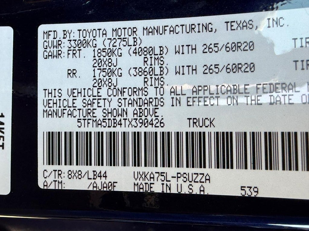 2026 Toyota Tundra 1794 Edition