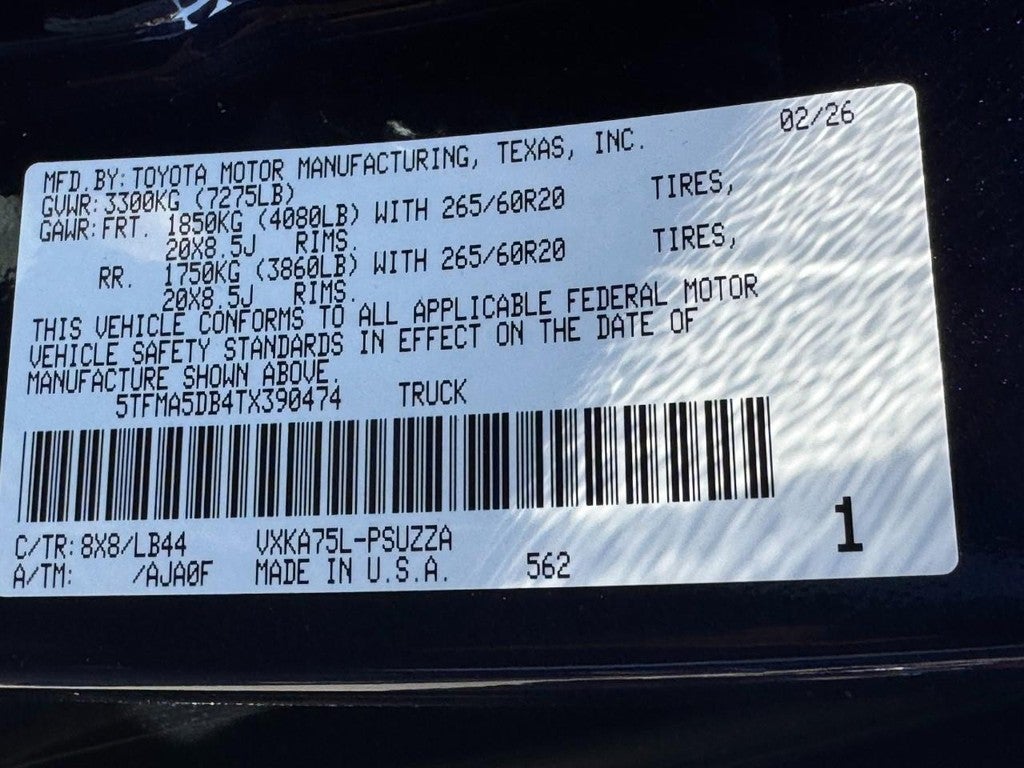 2026 Toyota Tundra 1794 Edition