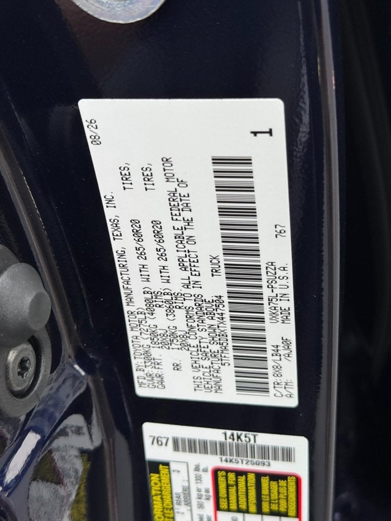 2026 Toyota Tundra 1794 Edition