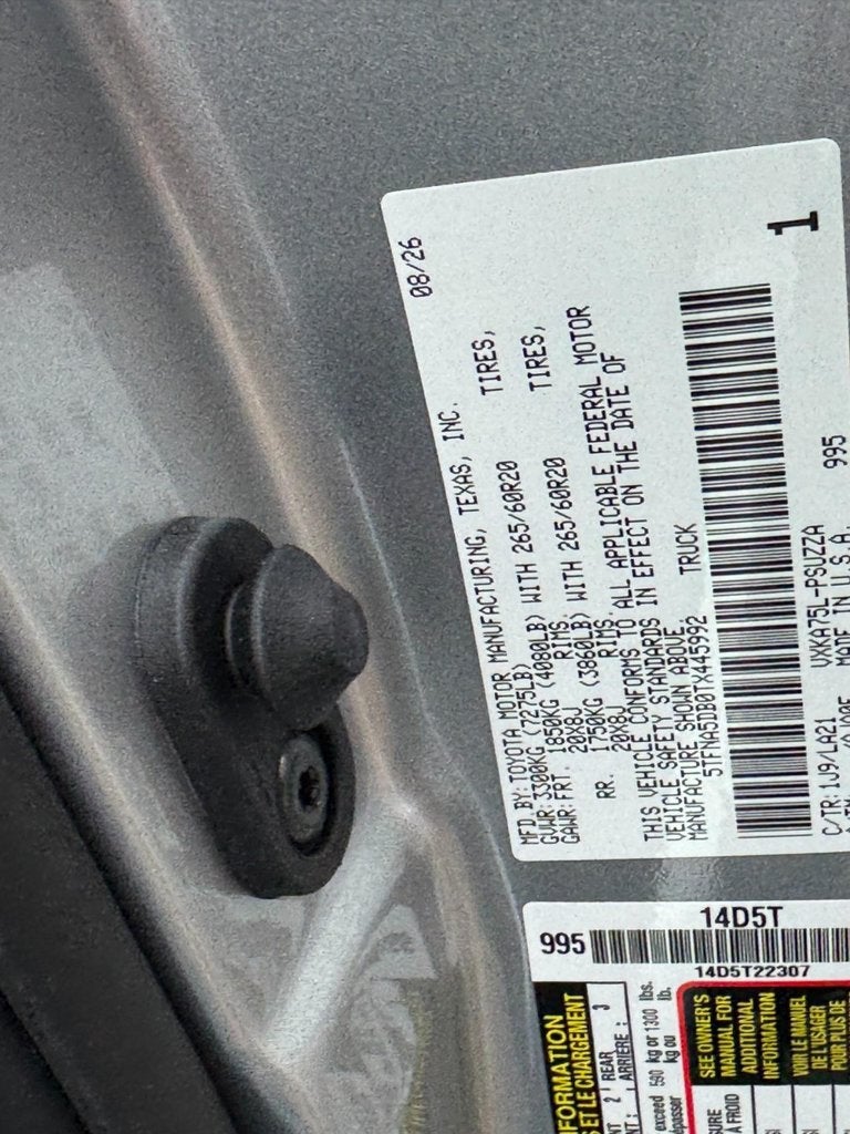 2026 Toyota Tundra Platinum