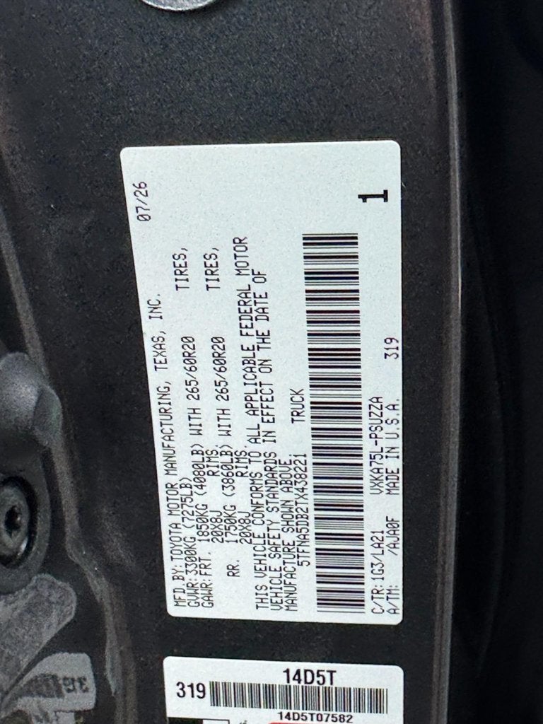 2026 Toyota Tundra Platinum