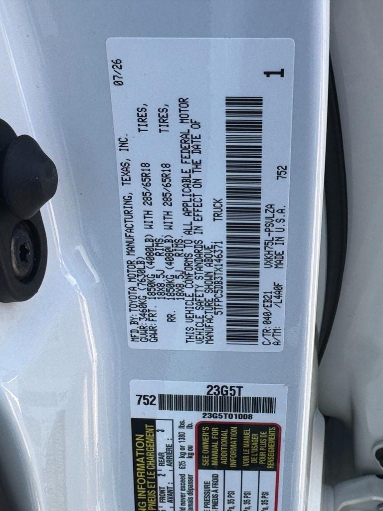 2026 Toyota Tundra Hybrid TRD Pro