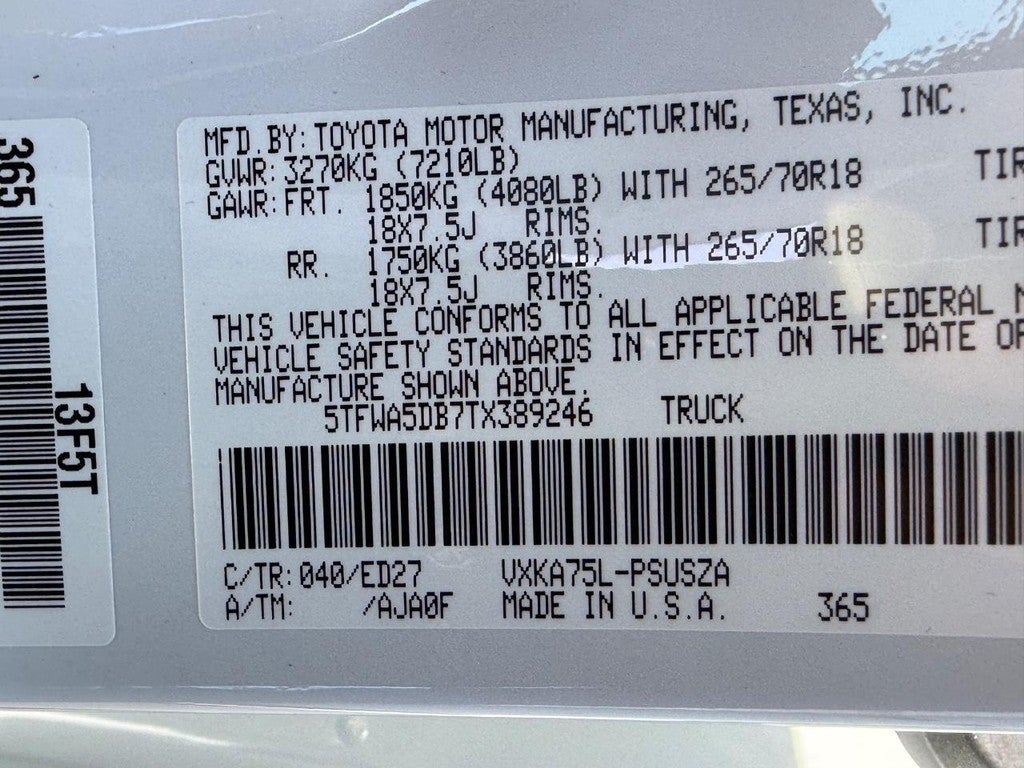 2026 Toyota Tundra SR5