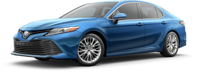 2019 toyota camry xle in blue