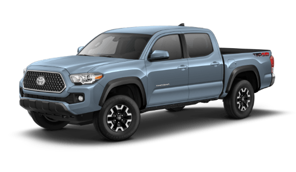 A blue 2019 Toyota Tacoma TRD Off-Road
