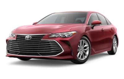 A red 2019 Toyota Avalon