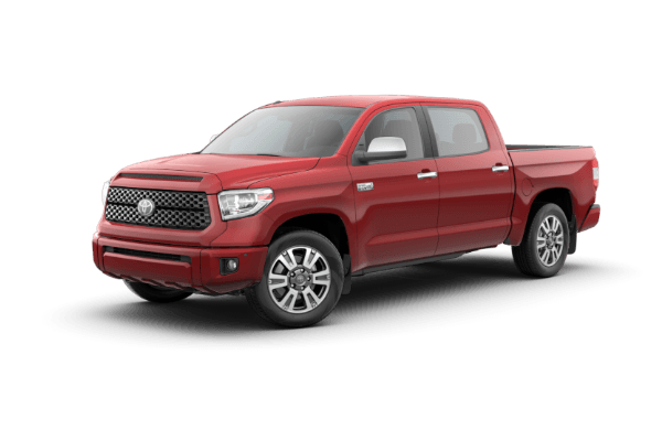 A red 2019 Toyota Tundra