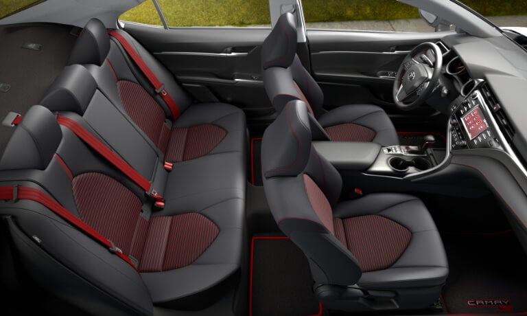 The seating arrangement on the 2020 Toyota Camry