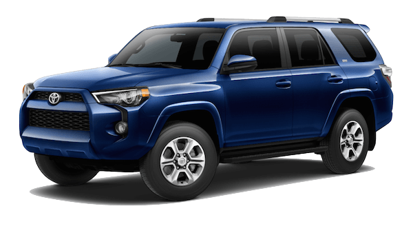 A blue 2019 Toyota 4Runner