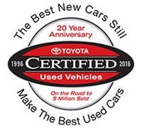 Toyota Certified Pre-Owned Badge