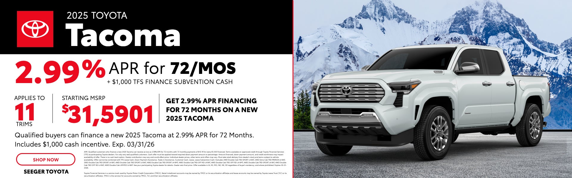 2025 Toyota Tacoma