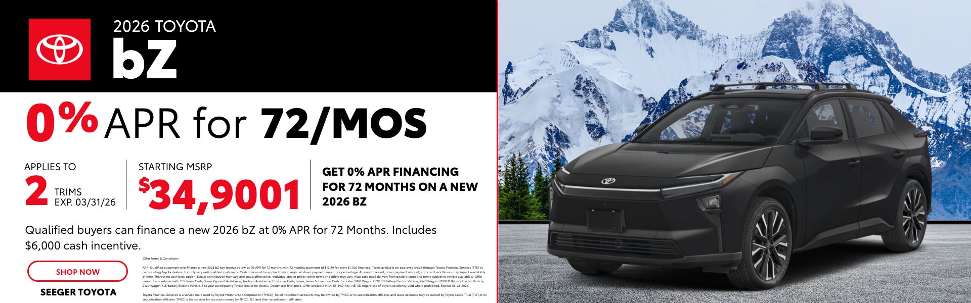 2026 Toyota bZ