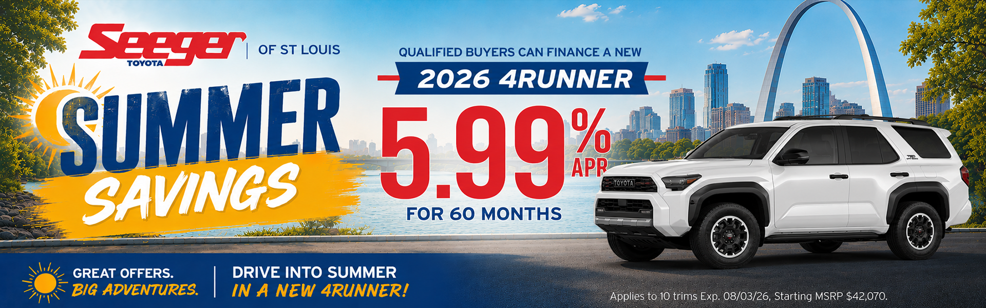 2026 Toyota 4Runner APR Offer