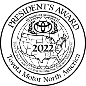 Seeger Toyota Winner of the 2022 President's Award