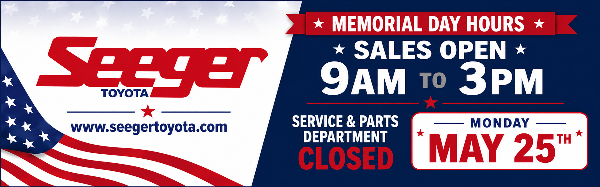 Memorial Day Banner